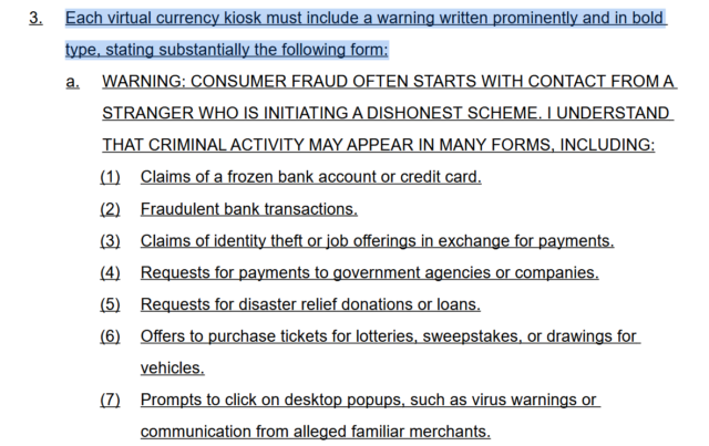 North Dakota Proposes Crypto ATM Fraud Cap