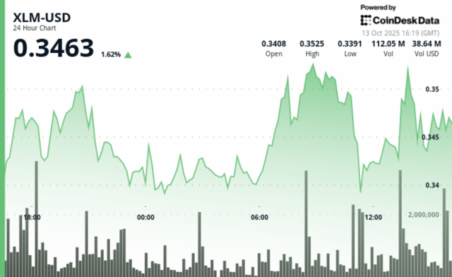 XLM Rises 6% to Recover From Weekend Plunge